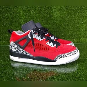 Nike Air Jordan Spizike Low Toro Men's Red with Black and White Accents Size 11